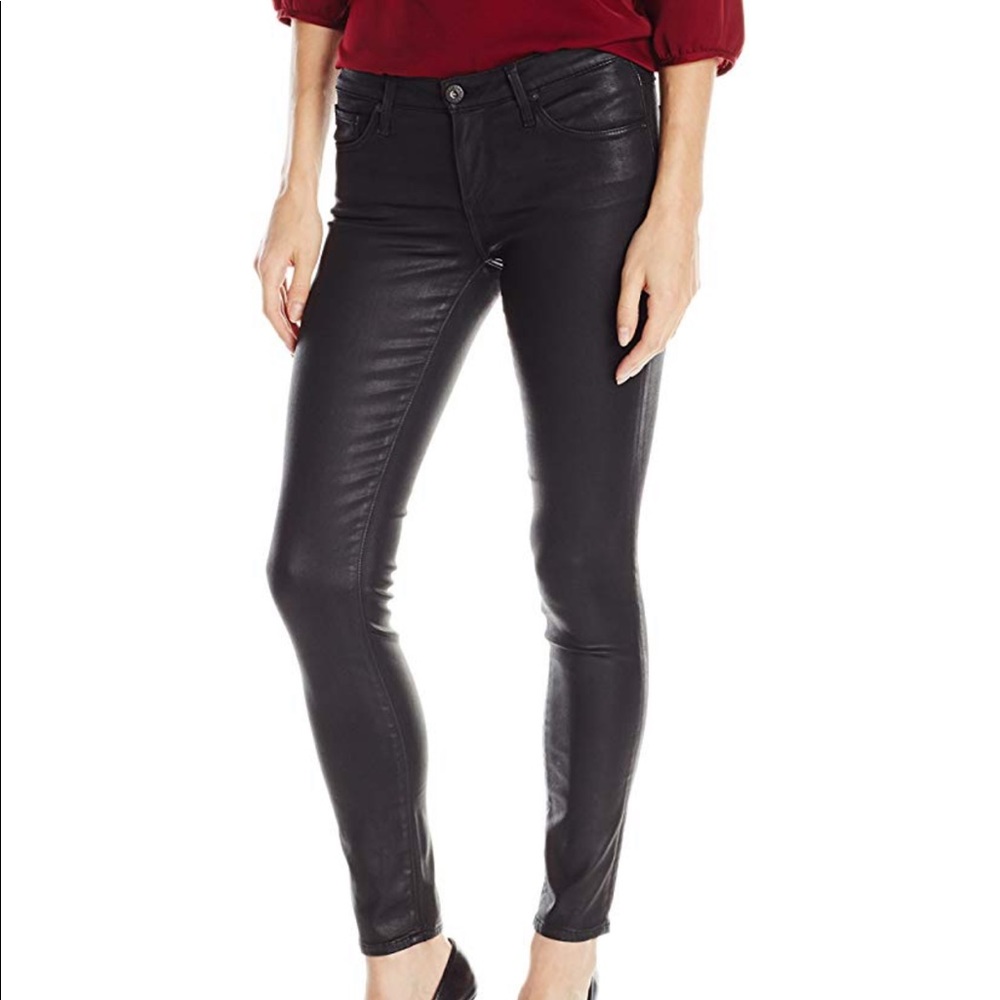 Adriano goldschmied pleather pants retail $235